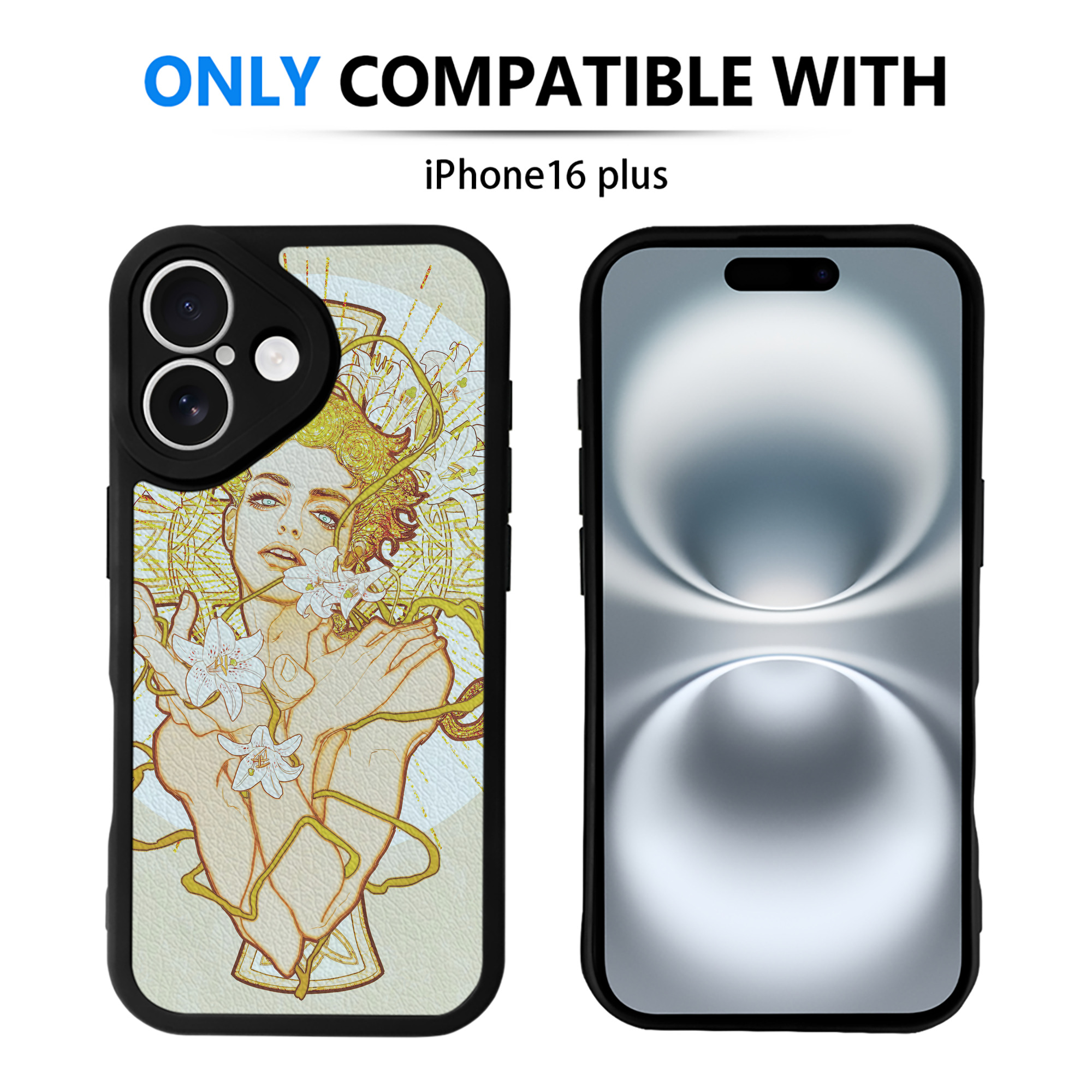 （画像用） ジョジョの奇妙な冒険 JoJo's Bizarre Adventure 【iPhone 16シリーズ対応】シリコンスマホケース（レザー調） 材質：シリコン